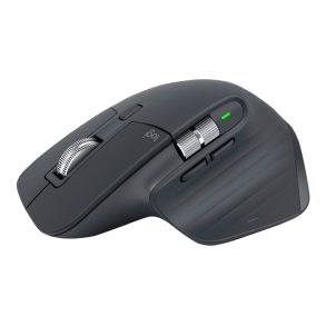 Logitech MX Master 3S Mus - ergonomisk - optisk - 7 knapper - tr�dl�s - Bluetooth - grafit