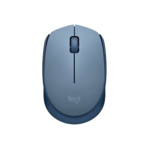 Logitech M171 mus - Ambidextrous - tr�dl�st - Optisk - Bl�gr�