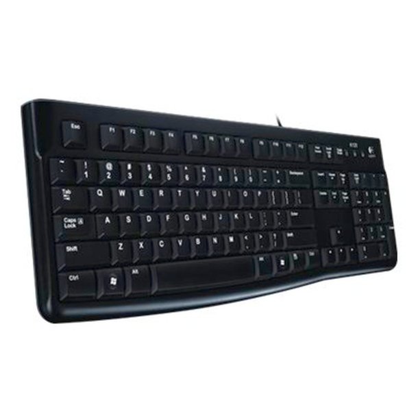 Logitech tastatur K120 - Business tastatur USB - Engelsk - sort