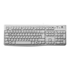 Logitech K120 Business tastatur - USB - tysk - hvid