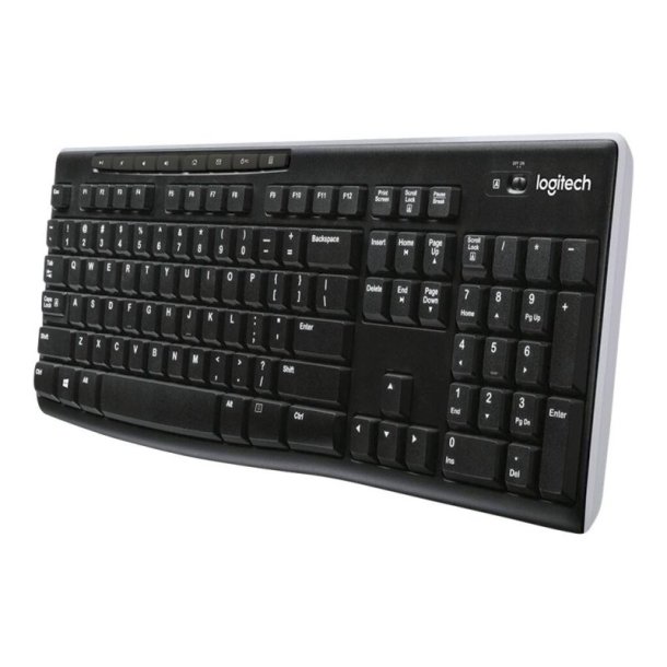 Logitech K270 - trdls tastatur - trdlst - Engelsk - sort