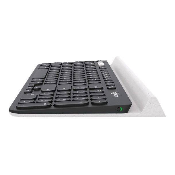 Logitech K780 Multi-Device tastatur- trdls + Bluetooth - Nordisk - Gr/Hvid