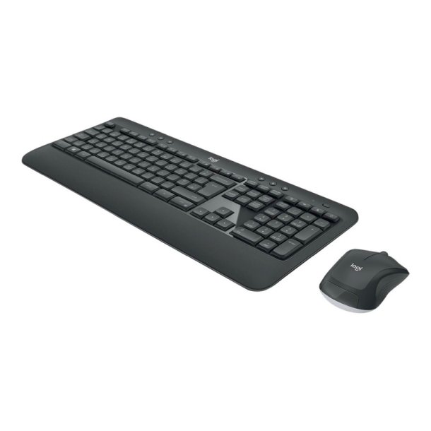 Logitech MK540 Advanced tastatur og Mus st - USB UK engelsk - sort/Hvid