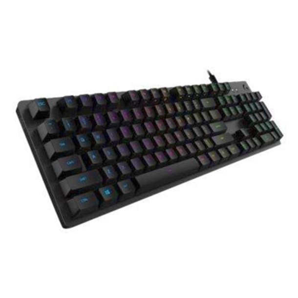 Logitech G512 gaming tastatur - Carbon GX red - kabling - (PAN) - sort