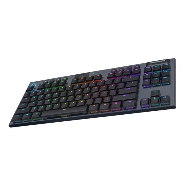 Logitech G915 Gaming Tastatur - TKL Lightspeed - RGB - USB, Bluetooth - Nordisk - GL Tactile - sort