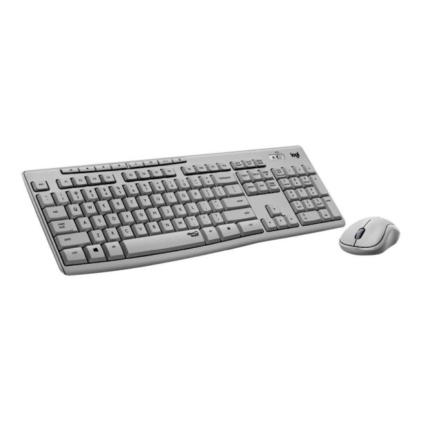 Logitech MK295 Silent Combo tastatur og Mus st - trdlst - Engelsk Hvid