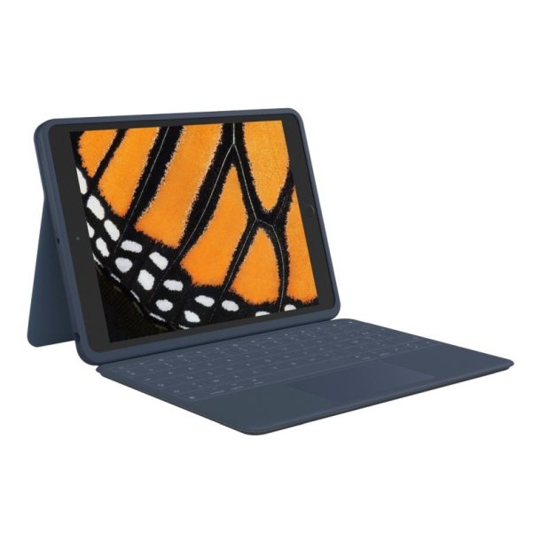 Logitech Rugged Combo 3 Touch Tastatur og folio - Trackpad - Nor - Apple 10.2" IPad (7g, 8g, 9g)