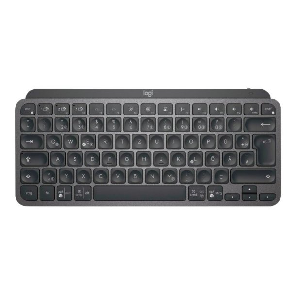 Logitech MX Keys Mini tastatur - trdls + Bluetooth - nordisk - Grafit