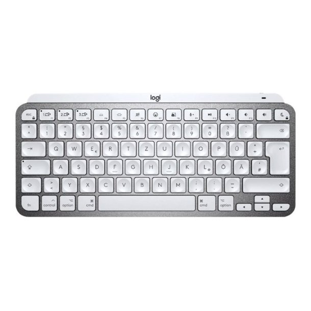 Logitech MX Keys Mini - Mac Minimalist - trdls Illuminated - Bluetooth - Nordisk - Gr