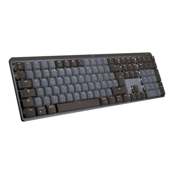 Logitech MX Mechanical Tastatur - bagbelyst - trdls - Bluetooth - nordisk - Tactile Quiet - grafit