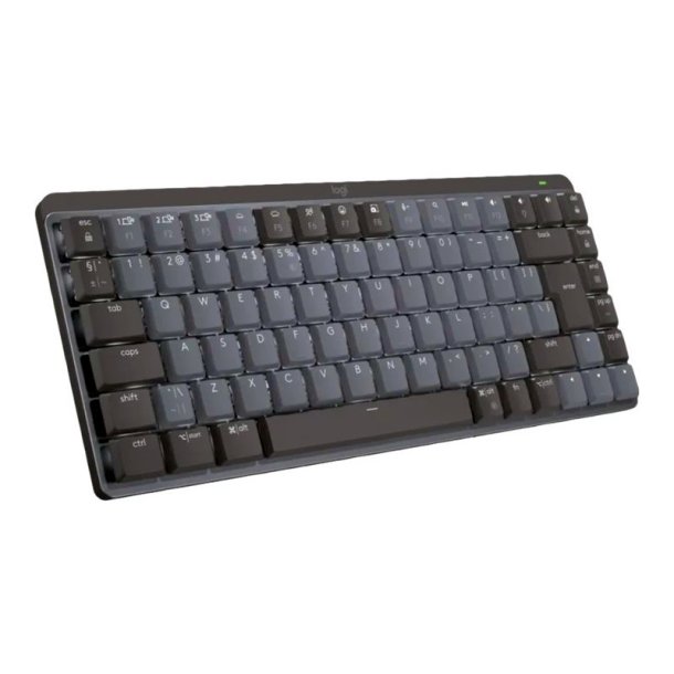 Logitech MX Mechanical Mini tastatur - bagbelyst - trdls - Bluetooth - US - Tactile Quiet - grafit