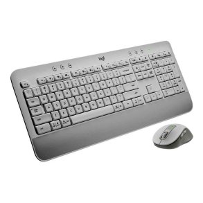 Logitech Signature MK650 Combo Business Tastatur og mus-s�t - tr�dl�s , Bluetooth - nordisk - Hvid