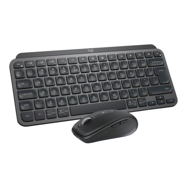 Logitech MX Keys Mini Combo Business Tastatur og mus-st - bagbelyst - trdls - BT - nordisk