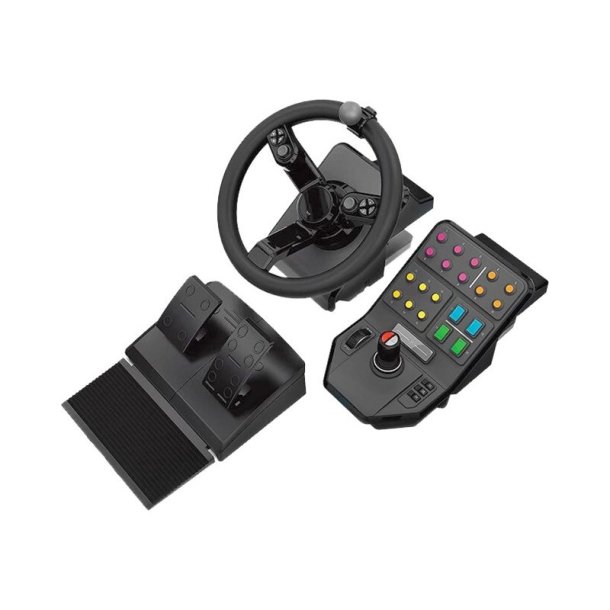 Logitech G Saitek Farm Sim Controller - G-Series - rat og pedalst - kabling - PC