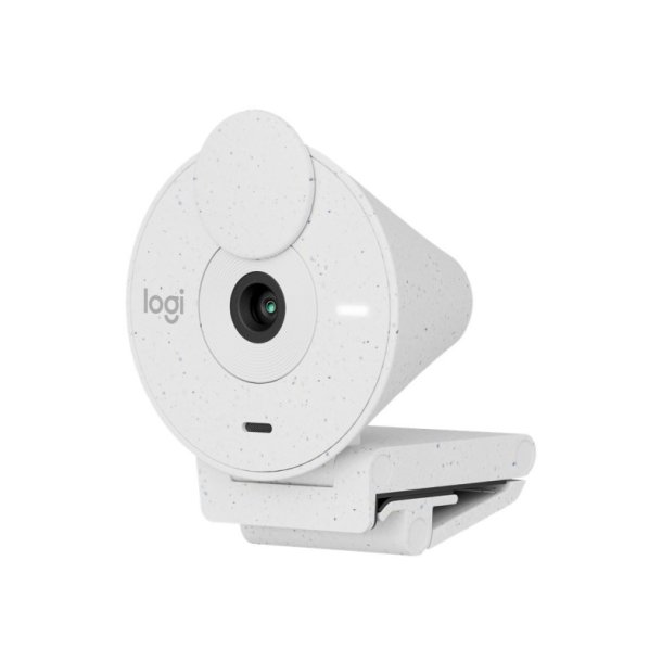 Logitech BRIO 300 - Webcam - farve - 2 MP - 1920x1080 - 720p, 1080p - audio - USB-C - hvid