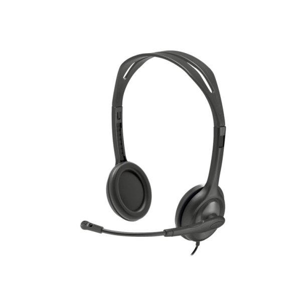 Logitech H111 Headset - Ledningsfrt - Kontor/Callcenter - sort