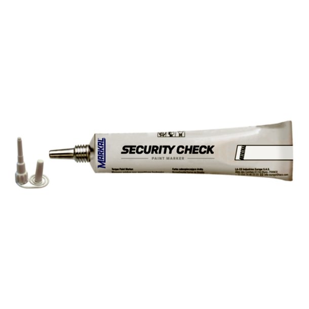 Markal Security Check - Paint marker - Hvid