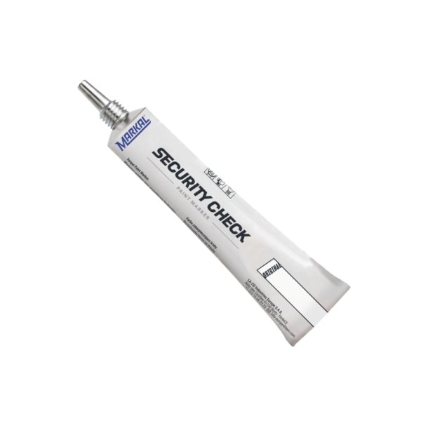 Markal Security Check - Paint marker inspektionsmaling - Hvid