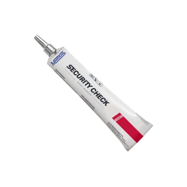 Markal Security Check - Paint marker inspektionsmaling - R�d