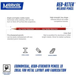 Markal R�d-Riter - Svejseblyant