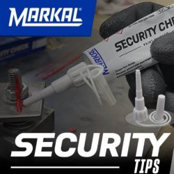 Markal Security Check Paint marker plastik TIP