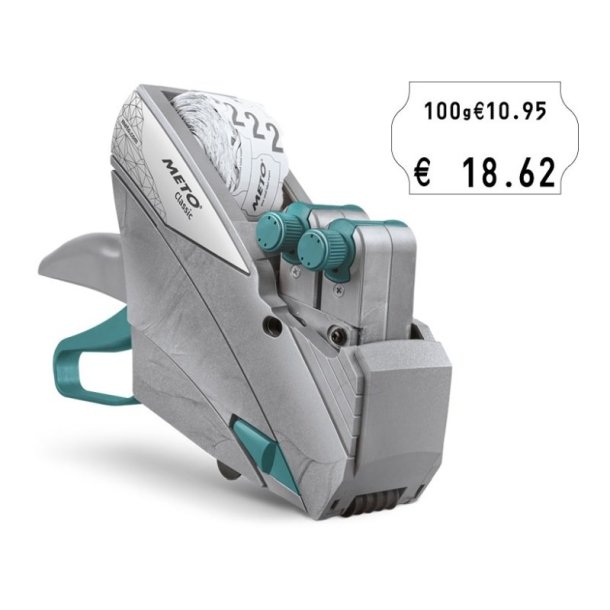 Meto prispistol Classic L 1932 - 2 linier - 19 tegn - 32x19mm labels