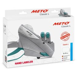 Meto prispistol Classic L 1932 - 2 linier - 19 tegn - 32x19mm labels