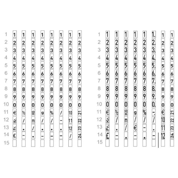 Meto prispistol Classic M 1626 - 2 linier - 16 tegn - 26x16mm labels