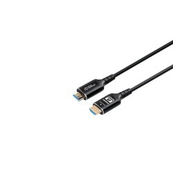 MicroConnect - Optic Fiber HDMI 2.0 Cable 10m - 10 m - HDMI Type A (Standard) - Male - Straight - Black - 2.0