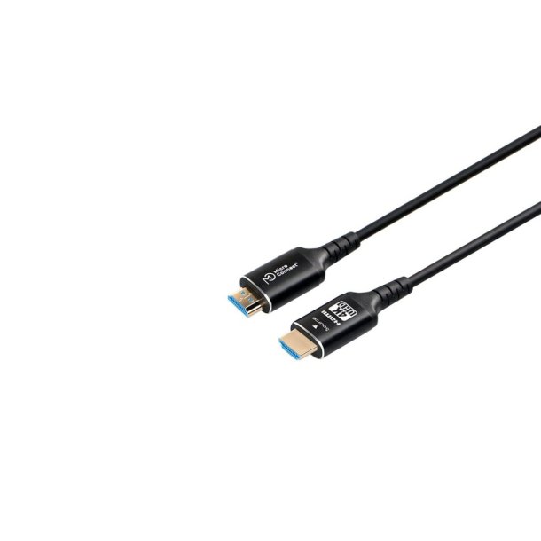 MicroConnect - Optic Fiber HDMI 2.0 Cable 10m - 10 m - HDMI Type A (Standard) - Male - Straight - Black - 2.0