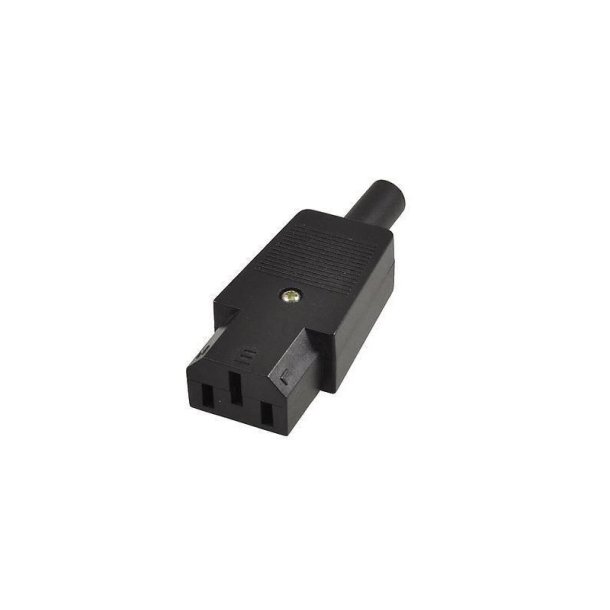 MicroConnect - C13PLUG - C13 - 230 V - 10 A - Black - 1 - Male