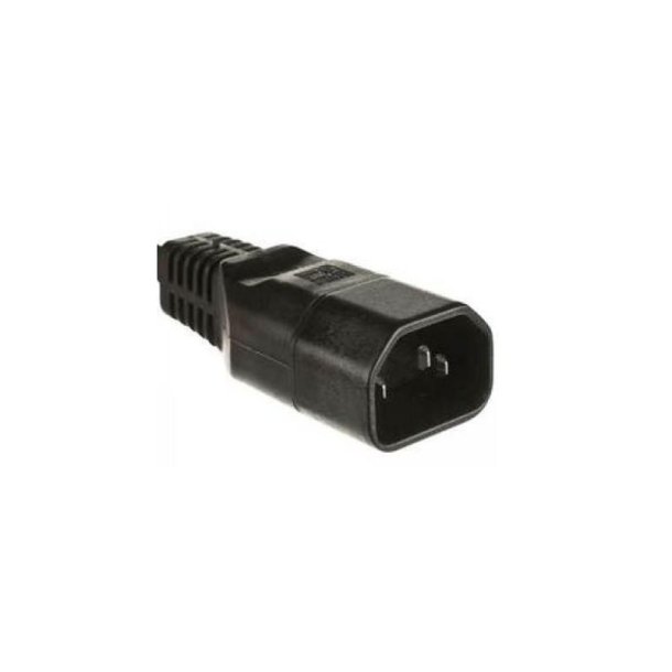 MicroConnect - C14PLUG - C14 - 230 V - 10 A - Black - 1 - Male