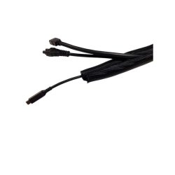 MicroConnect - Self-wrap cable sleeve Diameter:�25mm Roll length:30m, Black - Black - Polyester - 1 pc(s) - 4 cm - 50 m 