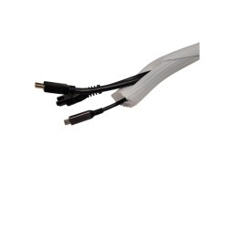MicroConnect - Self-wrap cable sleeve Diameter:�30mm Roll length:50m, white - White - Polyester - 1 pc(s) - 4 cm - 50 m 