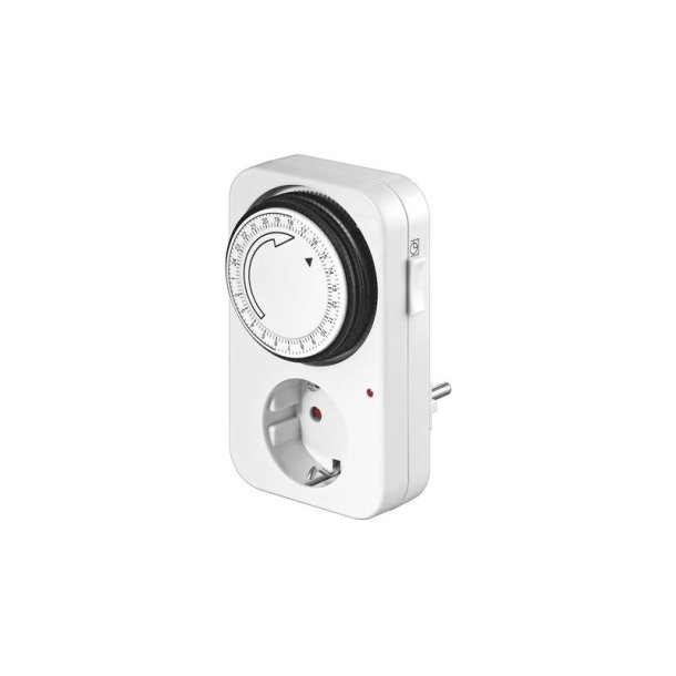 MicroConnect - GRUTIMER - White - Rotary - Acrylonitrile butadiene styrene (ABS) - Daily timer - 1 day(s) - 150 g
