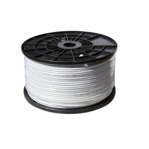 MicroConnect - MC-COAX-120-100 - 100 m - 16 - 7.3 mm - Polyvinyl chloride (PVC) - Black - Copper