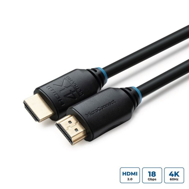 MicroConnect - MC-HDM19191.8V2.0 - 1.8 m - HDMI Type A (Standard) - Male - Straight - Black - 2.0