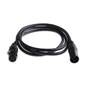 MicroConnect - PRO XLR cable 1,5m, AWG24, OFC, Balances, shielded, PVC, OD6,0mm, black - 129 g - 150 g