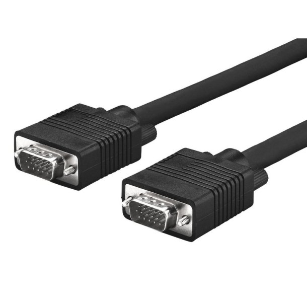 MicroConnect - MONGG15B - 15 m - VGA (D-Sub) - Male - Straight - Black - 1920 x 1080 (HD 1080)