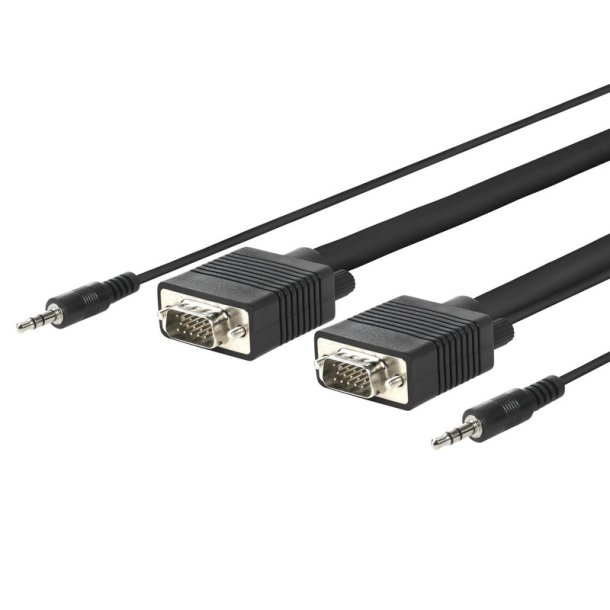 MicroConnect - MONGG2BMJ - 2 m - VGA (D-Sub) - Male - Black - 180 g - 235 mm