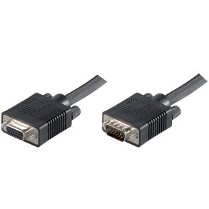 MicroConnect - MONGH10B - 10 m - VGA (D-Sub) - Male - Female - Black - 526 g
