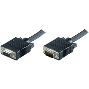 MicroConnect - MONGH3B - 3 m - VGA (D-Sub) - Male - Female - Black - 130 g