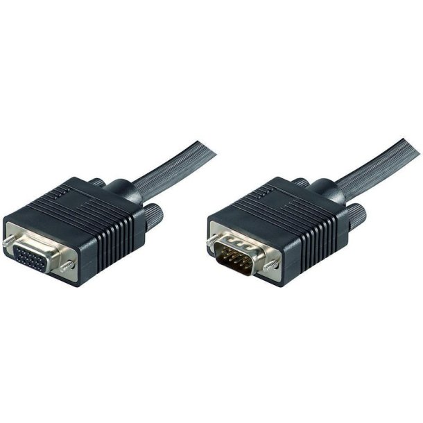 MicroConnect - MONGH3B - 3 m - VGA (D-Sub) - Male - Female - Black - 130 g
