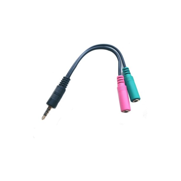 MicroConnect Adapter 3.5mm - 2x3.5mm han-hun - Audio Headset Adapter kabel
