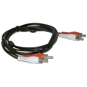 MicroConnect Stereo RCA kabel - 15 meter - 2 x RCA han - to 2 x RCA han