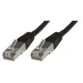 MicroConnect - F/UTP CAT5e 10m Black PVC - Outer Shield : Foil screening - 4x2xAWG 26 CCA