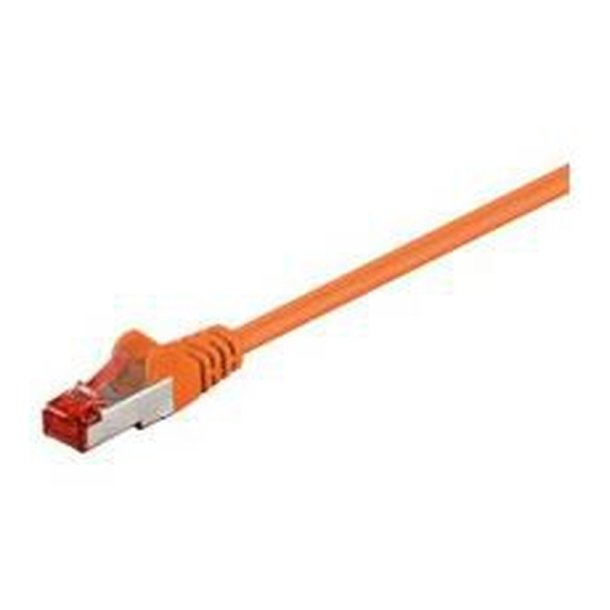 MicroConnect - F/UTP CAT6 1m Orange PVC - Outer Shield : Foil screening - 4x2xAWG 27 CCA