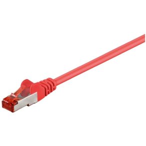 MicroConnect - F/UTP CAT6 1m Red PVC - Outer Shield : Foil screening - 4x2xAWG 27 CCA