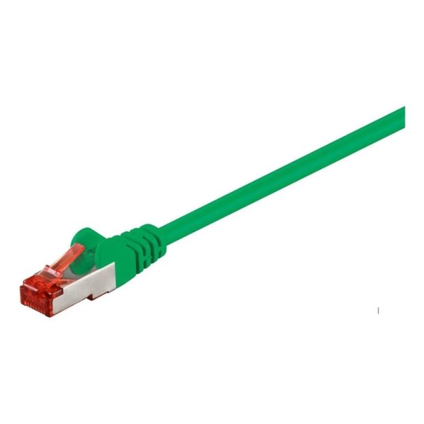 MicroConnect - F/UTP CAT6 2m Green PVC - Outer Shield : Foil screening - 4x2xAWG 27 CCA