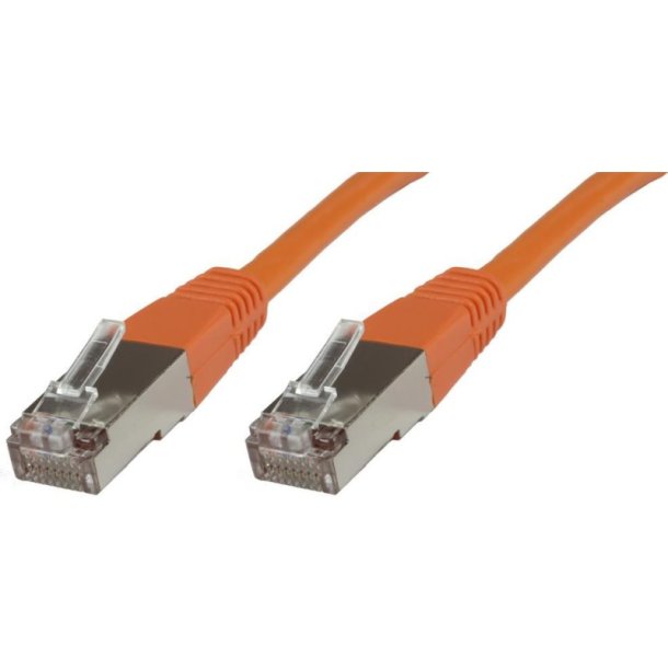 MicroConnect - F/UTP CAT6 2m Orange PVC - Outer Shield : Foil screening - 4x2xAWG 27 CCA